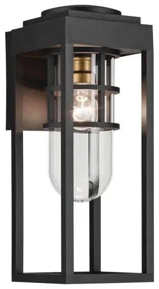 Kichler KL-HONE-M-BKT - Vonkajšie nástenné svietidlo HONE M 1xE27/60W/230V IP44