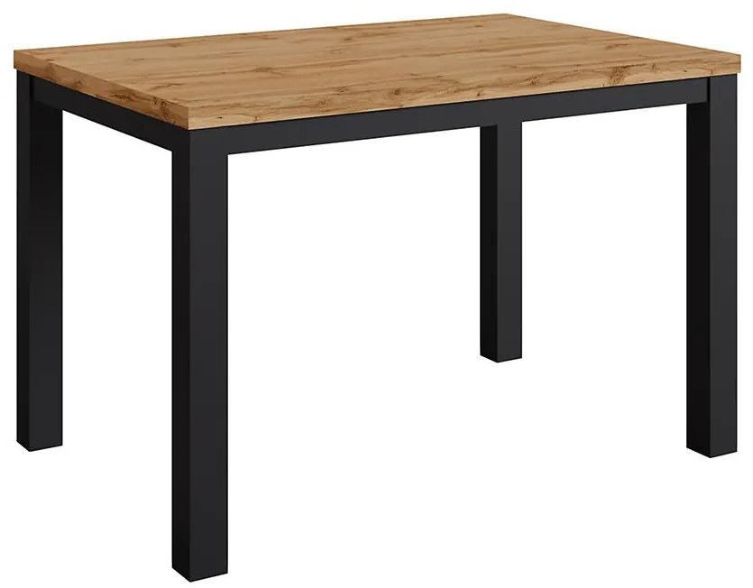 Stôl Oskar d120 čierna/wotan