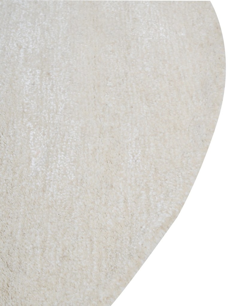 Viskózový koberec 160 x 230 cm béžový MASSO Beliani