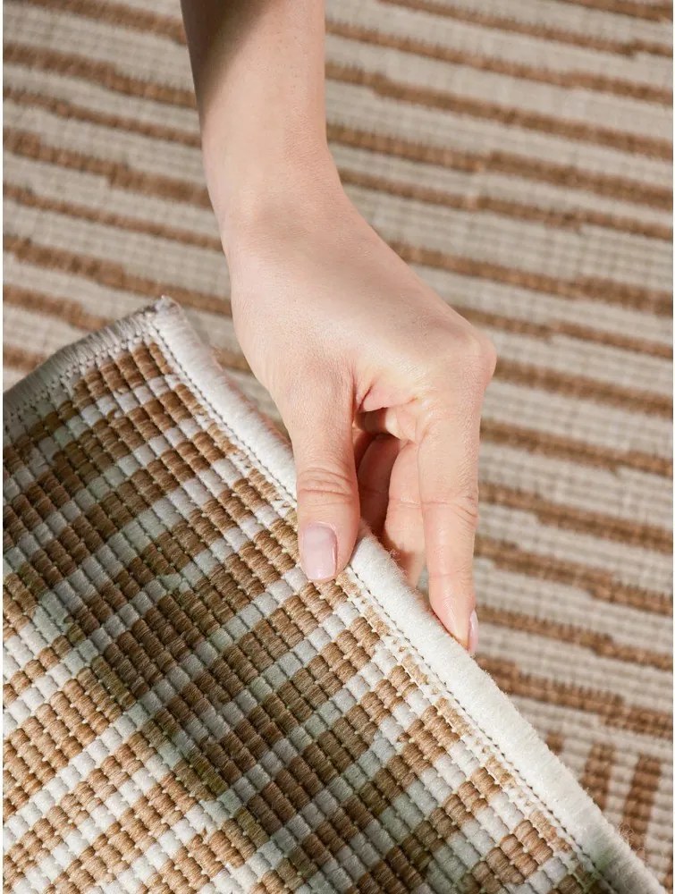 Krémovobiely/v prírodnej farbe vnútorný a vonkajší koberec 160x230 cm Haringey Nightingale – Ted Baker