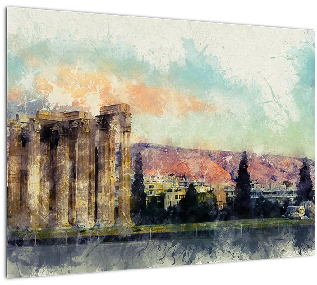 Obraz - Akropolis, Atény, Grécko (70x50 cm)