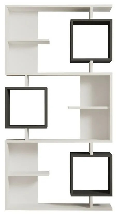 Knižnica Icardi Anthracite and White