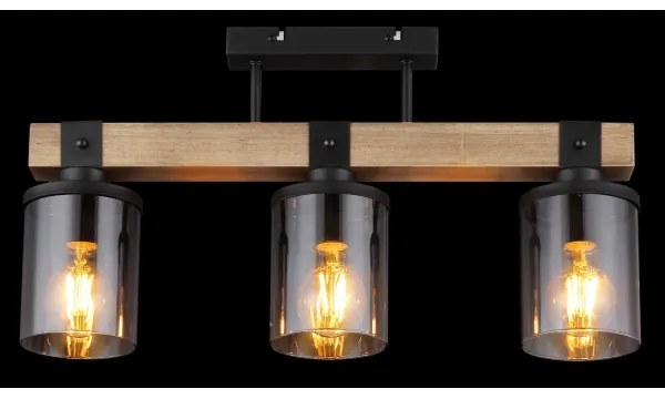 Globo 15555-3D - Prisadený luster LILA 3xE27/60W/230V