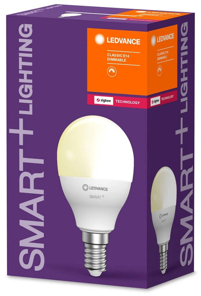 LEDVANCE SMART+ ZigBee E14 LED kvapka 4,9W 2 700 K