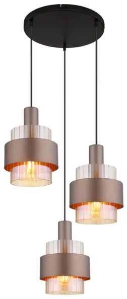 Globo 15560-3HA - Závesný luster na lanku MILLEY 3xE27/60W/230V