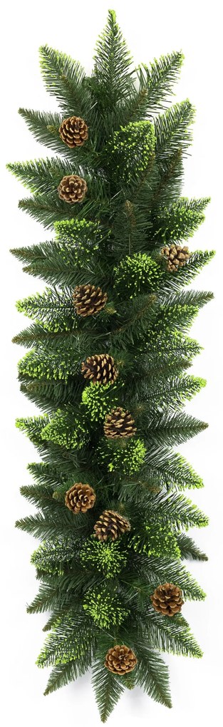 Girlanda so svetlo zelenými končekmi 100 cm