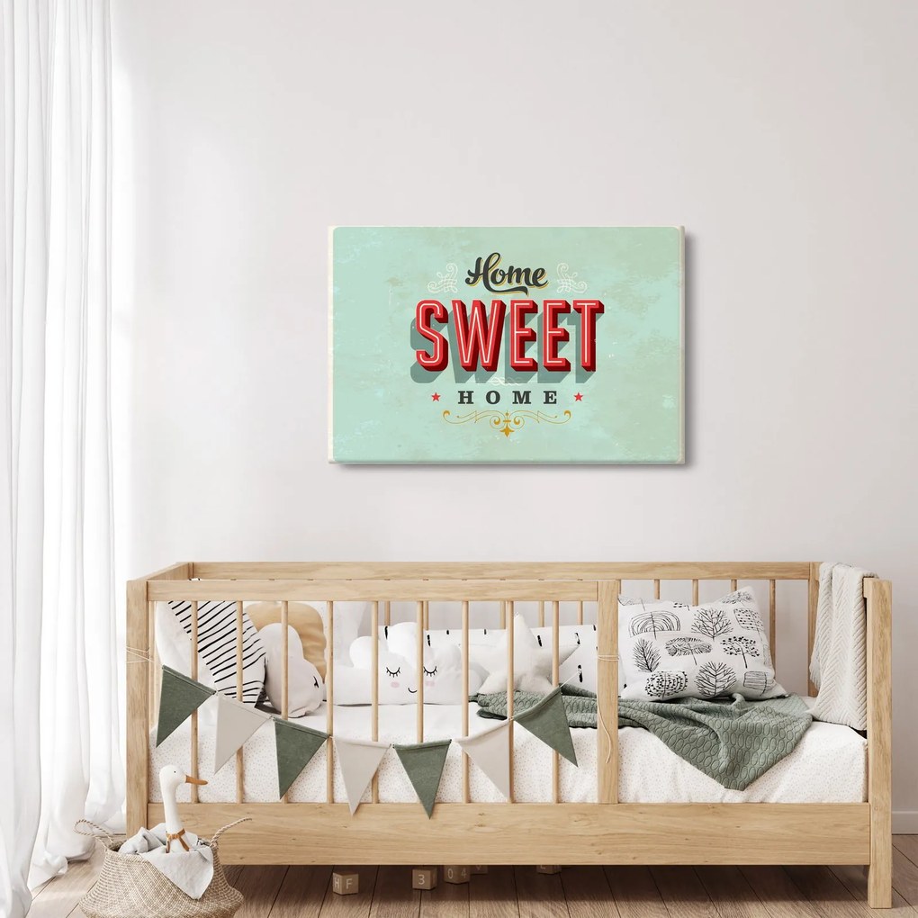 Obraz - Home sweet home (90x60 cm)