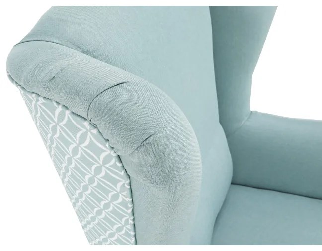 Mentolové kreslo ušiak BELEK