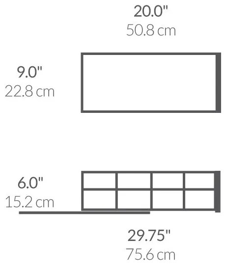 Oceľová prídavná polička – simplehuman