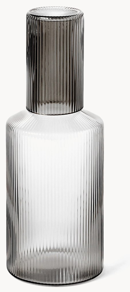 Ručne fúkaný vrchnák na karafu Ripple