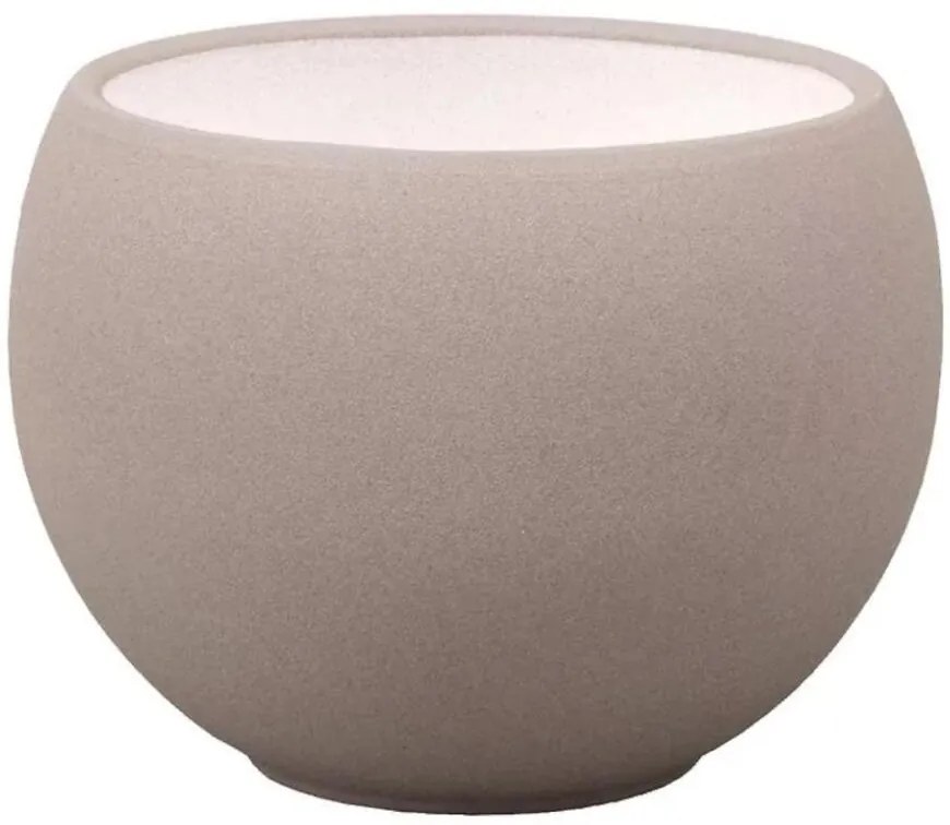 Obal LUNA STRUKTUR d14cm hnedosivá mat