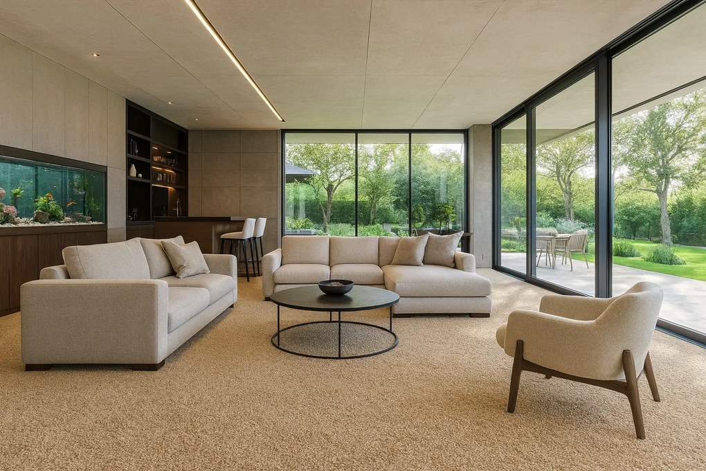 AladinWorld Expres, AKCIA: 60x110 cm Kusový koberec Velur Ultra béžový - obšitý zo všetkých strán, šíře, béžová, filc, kancelária