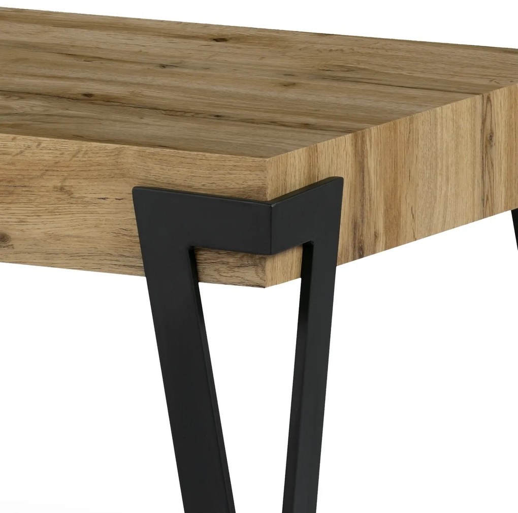 Konferenčný stolík 112 x 62 cm, divoký dub