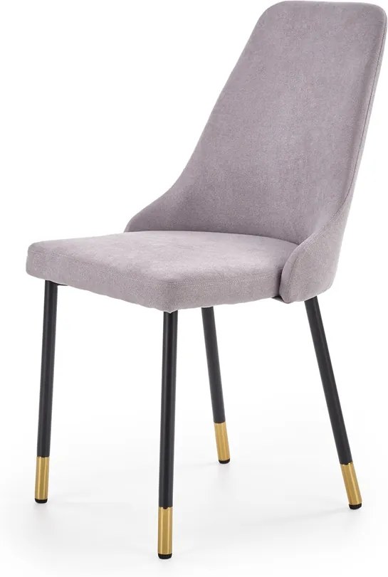 HALMAR K318 jedálenská stolička sivá / čierna / zlatá