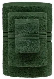 Bavlnený uterák Rondo 70x140 cm zelený