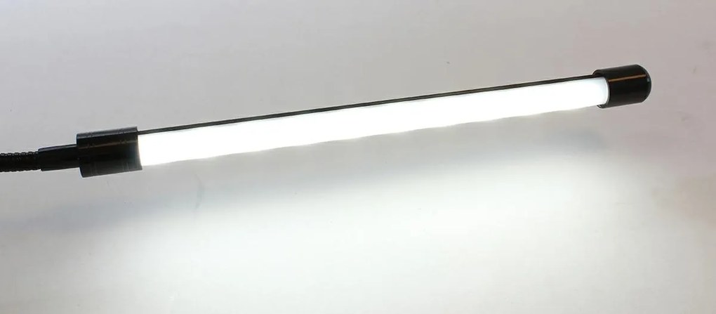 APT LED stolná lampička s klipom čierna, ZD20A