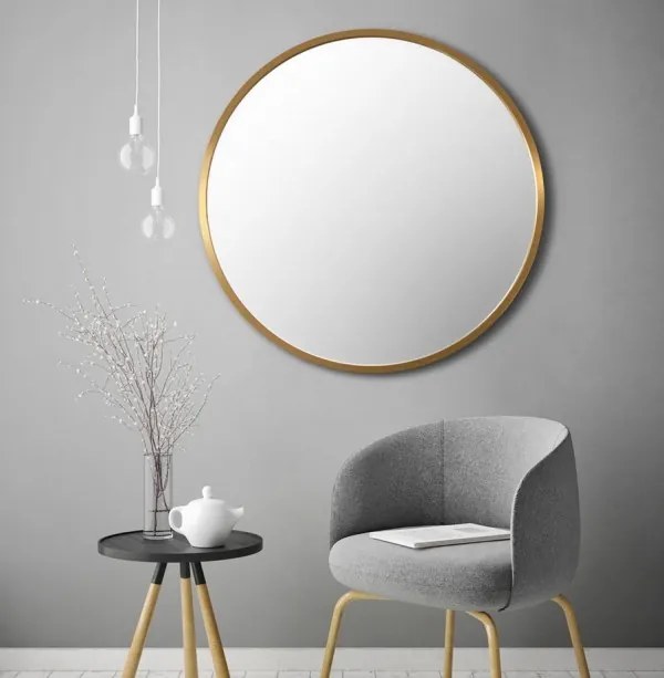 Zrkadlo Scandi gold z-etta-gold-1162 zrcadla
