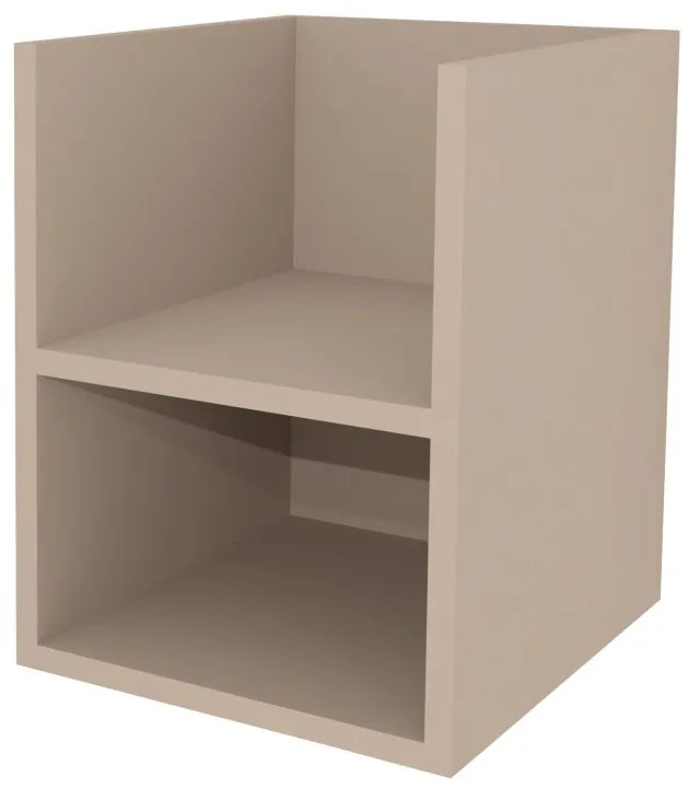 Mereo, Mereo Aira, kúpeľňová skrinka 40 cm, spodná, Multidecor, Šedý kameň, MER-CN795SSEKA