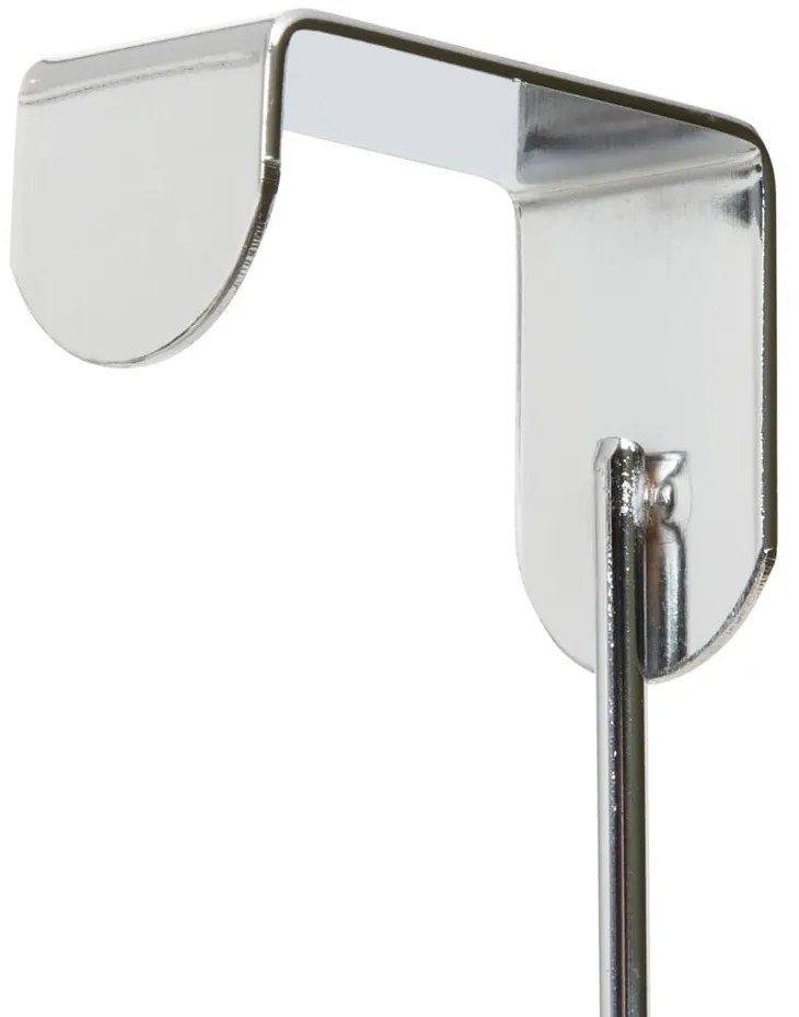 Kovový vešiak na dvere v striebornej farbe 33 cm Spirale – Compactor