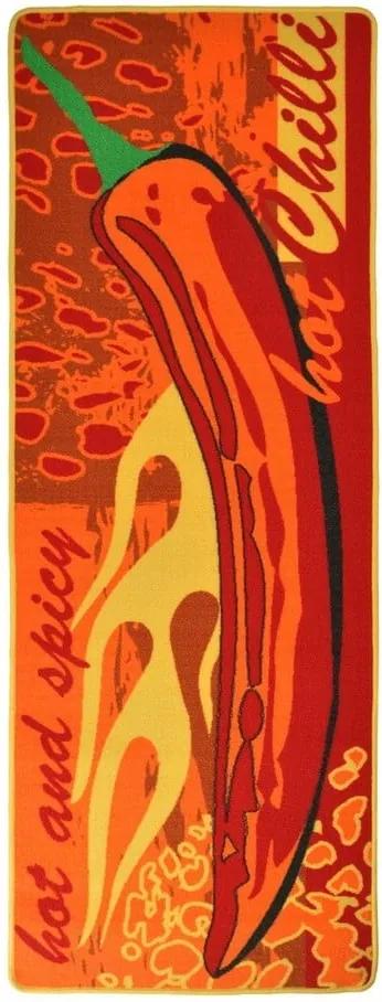 Kuchynský behúň Hanse Home Hot Chilli, 67 × 180 cm