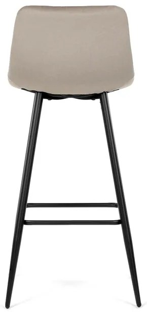 Autronic BONTEC Barová stolička, hnedá, látka, AUB-X7015 CAP2 Farba: Šedá