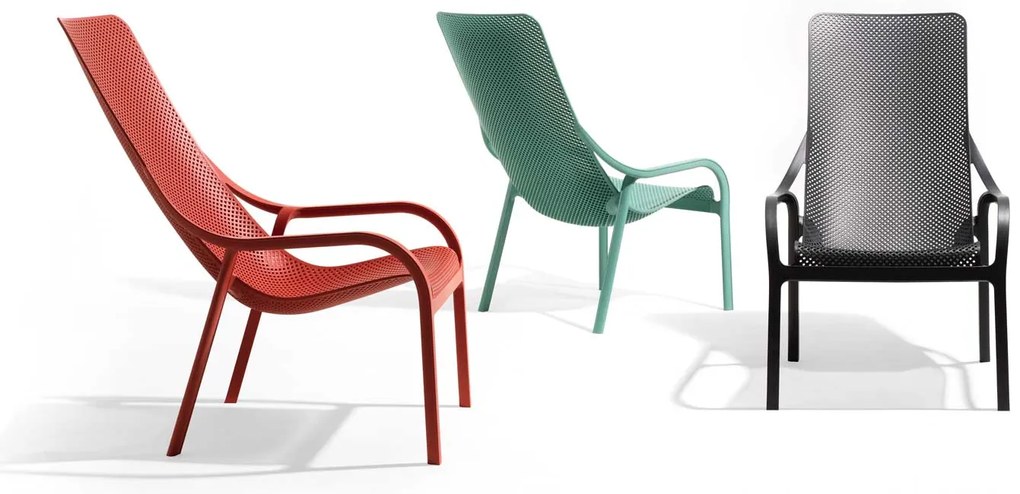 Stima kreslo NET LOUNGE Vyberte odtieň ->: Corallo - Červená