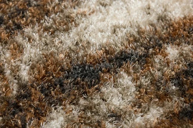 Koberec SHAGGY PUFFY Y615B antracitový / medený