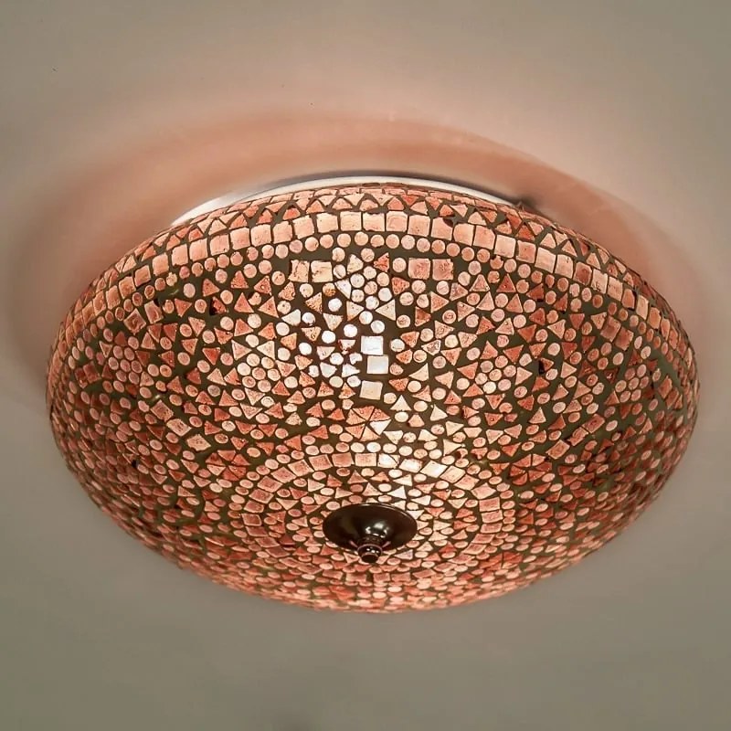 Orientálna lampa stropnica mozaika Melon SUNDOWN Ø38
