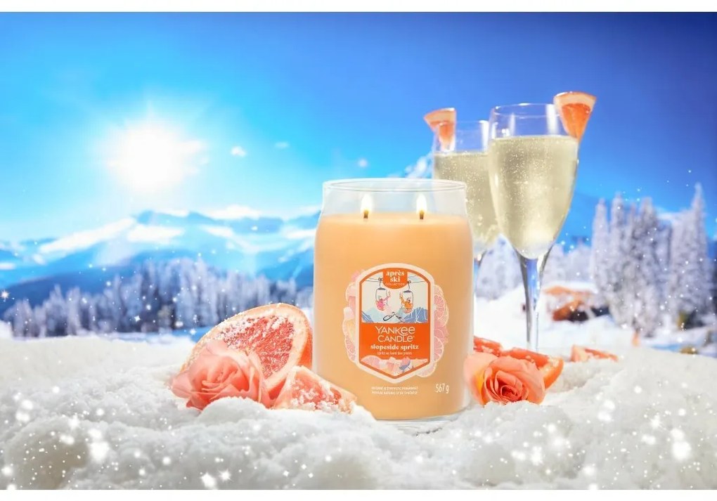 Yankee Candle Vonná sviečka veľká Signature Slopeside Spritz, 567 g, L