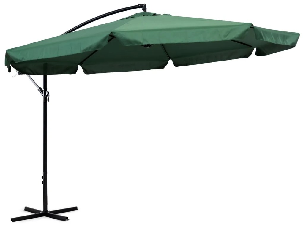 Záhradný slnečník Vlora 340 cm zelený