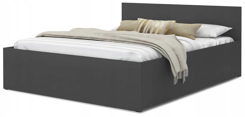GL Manželská posteľ Dorian - sivá Rozmer: 140x200