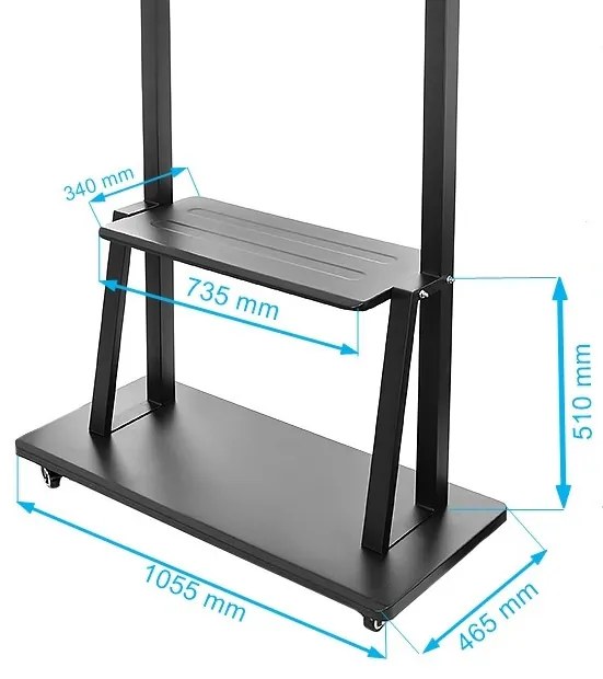 JAKS STOJAN PRE INTERAKTÍVNE MONITORY A LCD/LED TV, KART1800