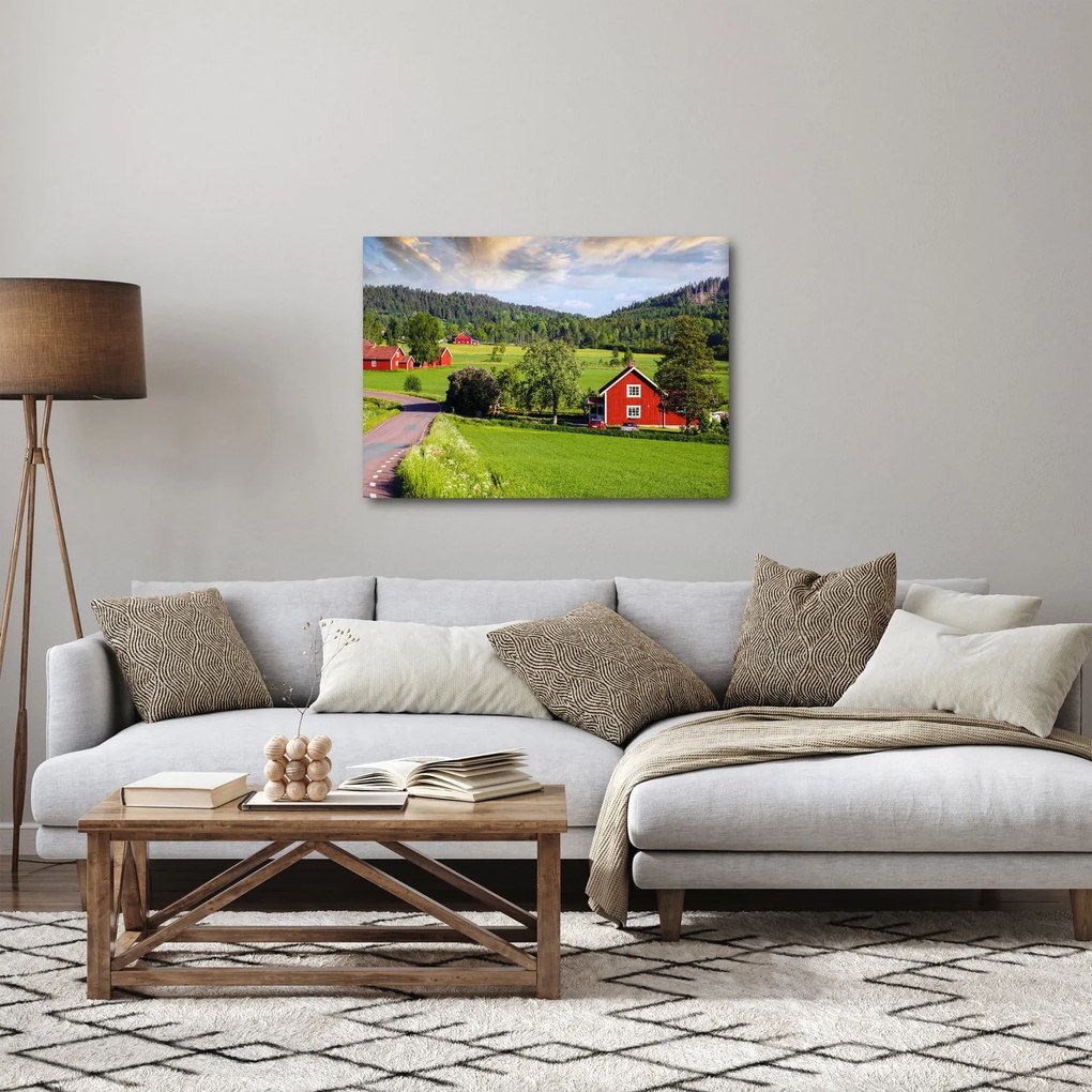 Obraz vidieka (70x50 cm)