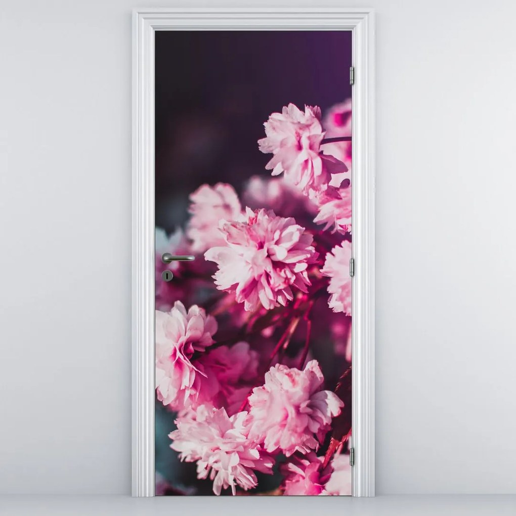 Fototapeta na dvere - Kvety stromu (95x205cm)
