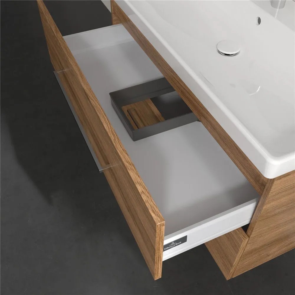VILLEROY & BOCH Avento závesná skrinka pod umývadlo, 2 zásuvky, 980 x 452 x 514 mm, Oak Kansas, A89200RH