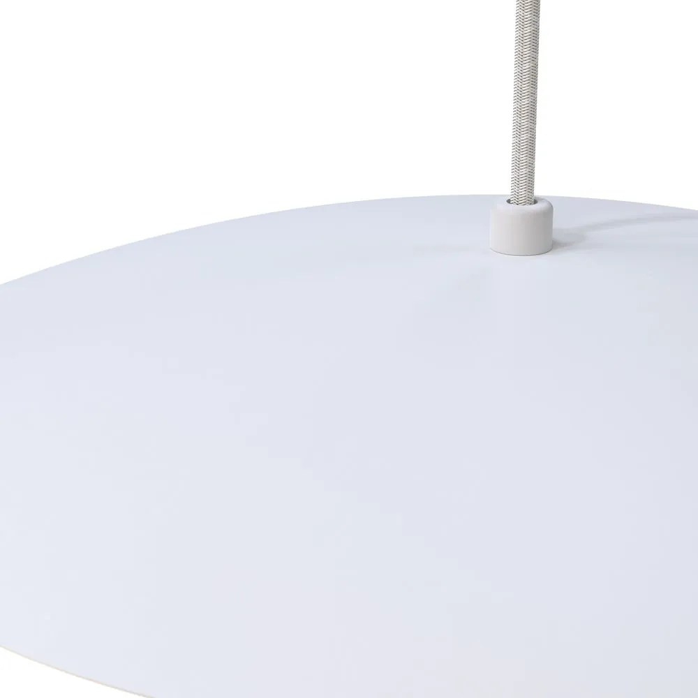 Biele závesné svietidlo SULION Poppins, výška 150 cm