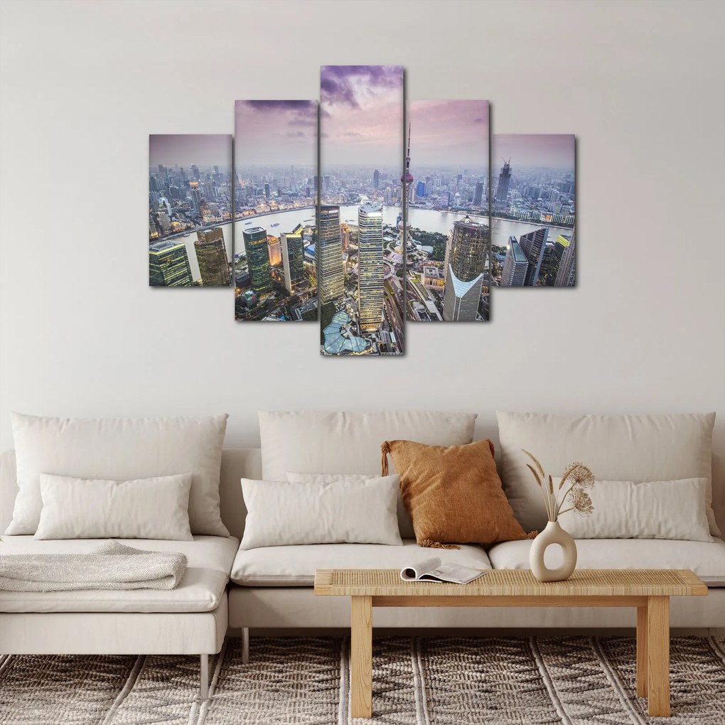 Obraz - Shanghai, Čína (150x105 cm)