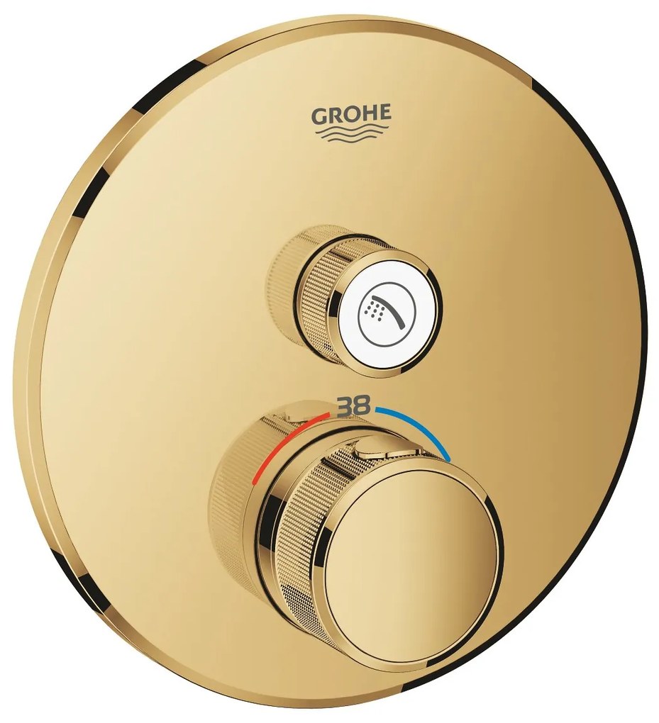 Grohe Grohtherm SmartControl sprchová batéria podomietková áno zlatá 29118GL0