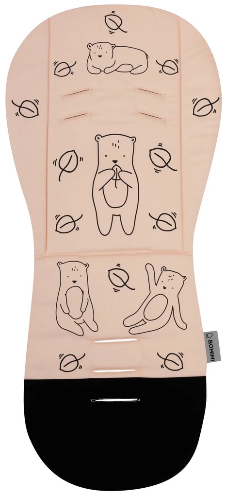 Bomimi ADA Podložka do kočíka Medvedík pink