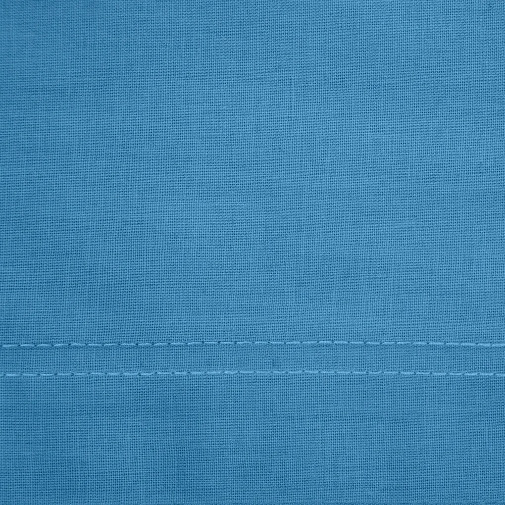 Jednofarebná modrá bavlnená obliečka na vankúš NOVA COLOR