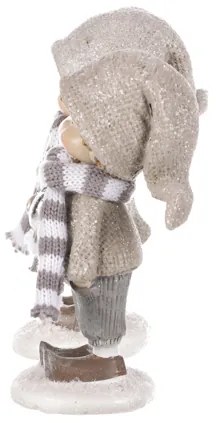 Deti v zimnom oblečení 15cm