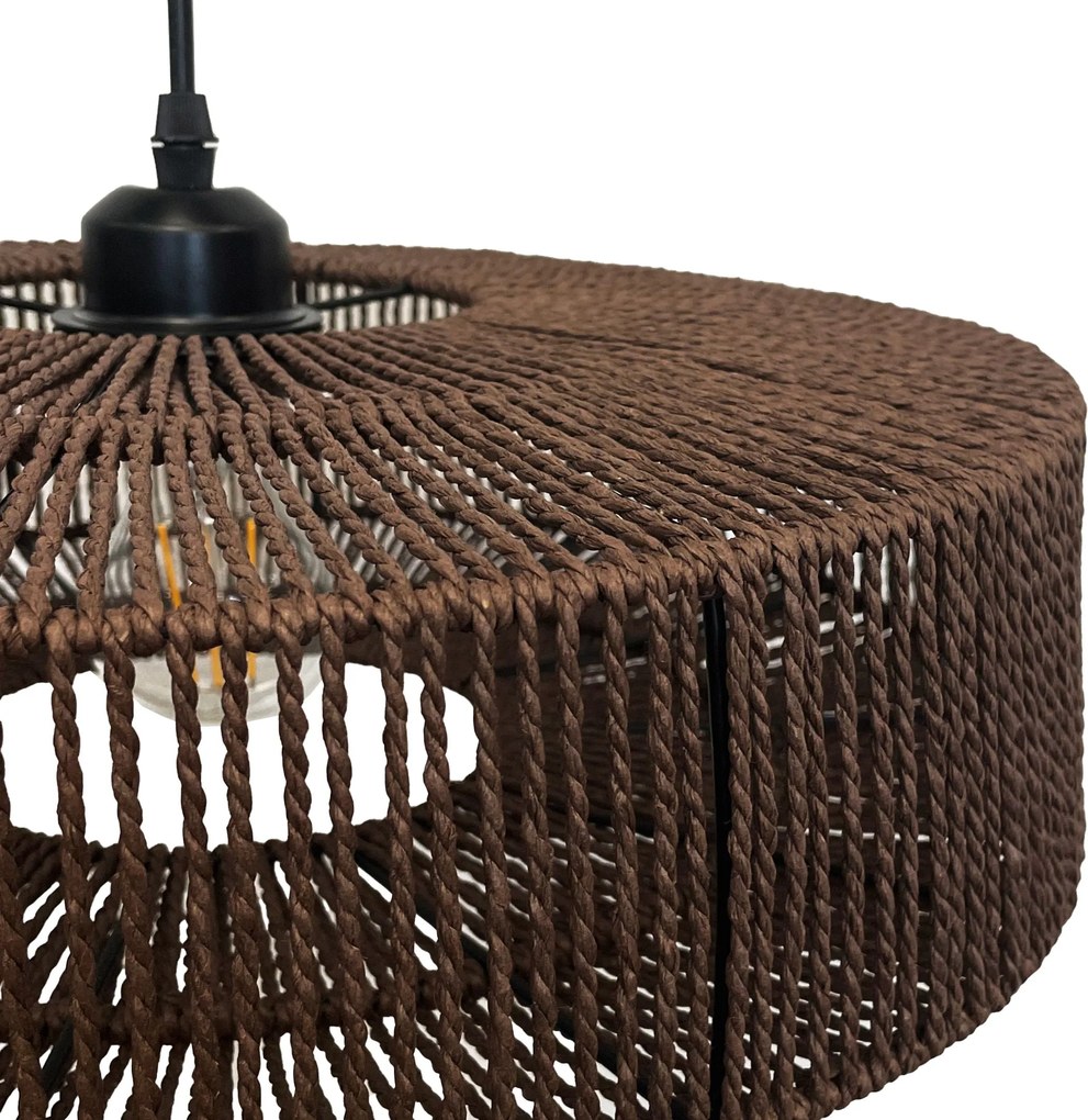 Toolight Toolight, stropné svietidlo 1xE27 APP1295-1CP, hnedá, OSW-02425