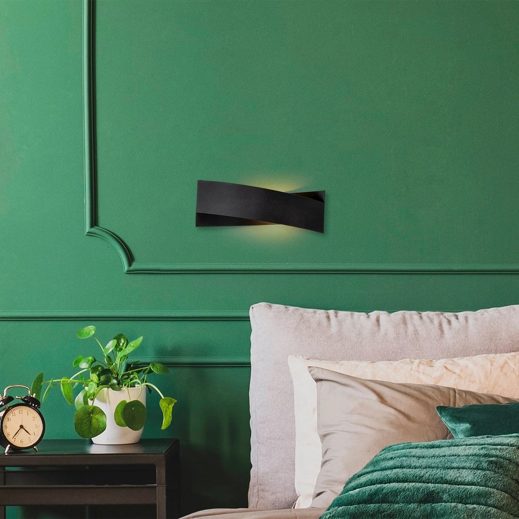 Nástenná lampa, 7156 - Black