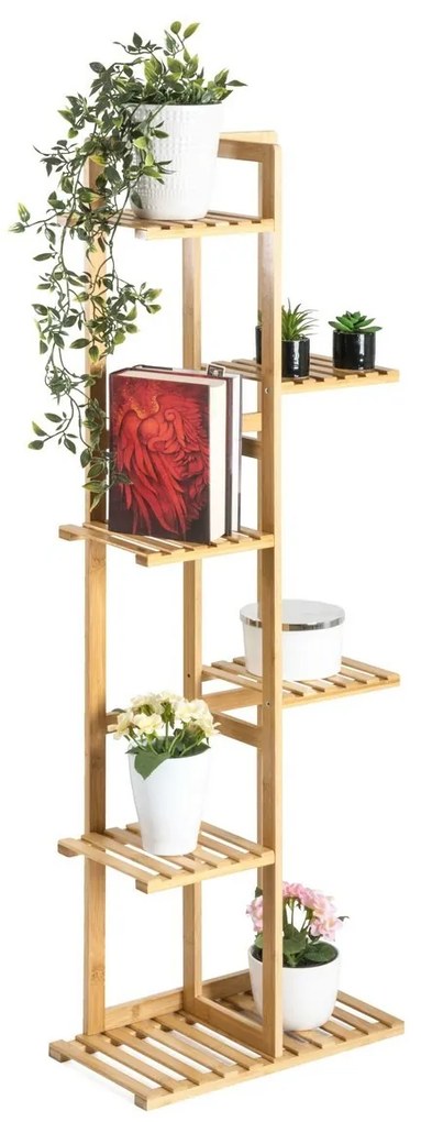 Stojan na rastliny G21 6 úrovní, bambus