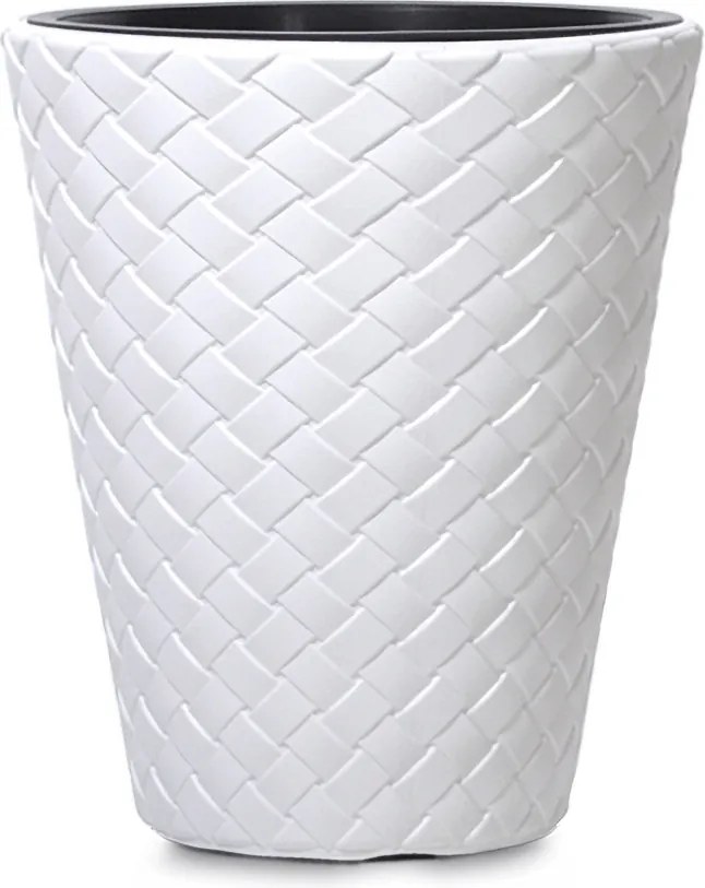 Plastový kvetináč DBMT300 30 cm - biela
