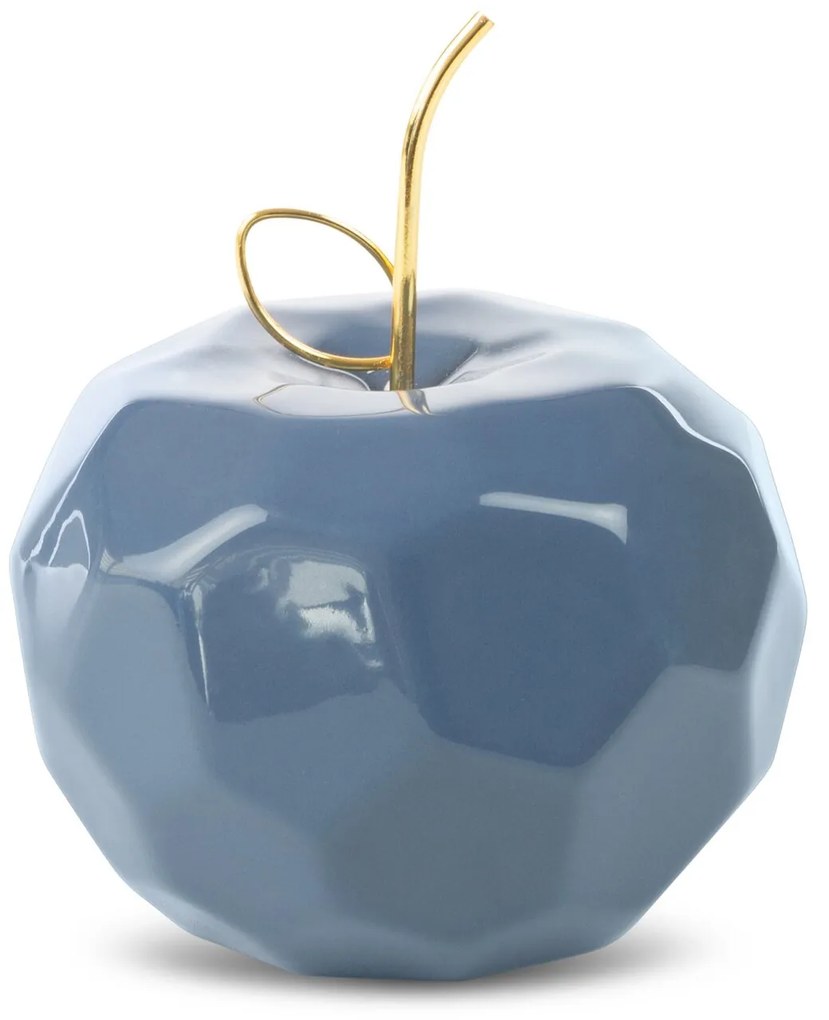 DEKORAČNÁ SOŠKA APPEL 13X13X10 CM NÁMORNÍCKA MODRÁ