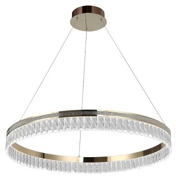 LED stmievateľný krištáľový luster na lanku THALIA LED/55W/230V 3000-6000K + diaľkové ovládanie