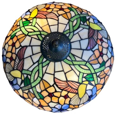 Lampa s retiazkami Tiffany SPRING Ø40*60 1221 sklíčok