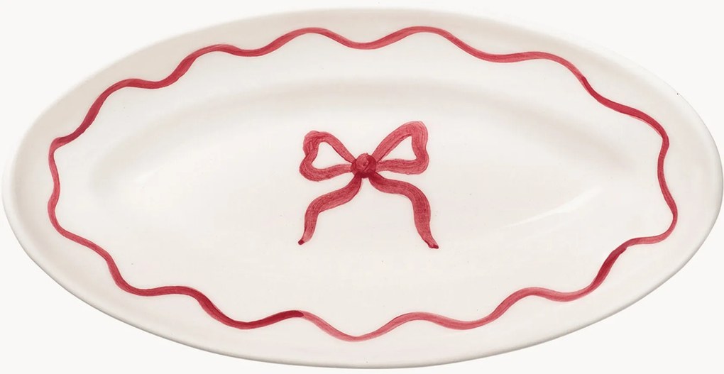 Ručne maľovaný servírovací tanier Bow