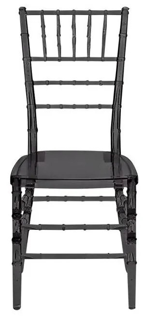 Mextra Svadobná stolička TIFFANY CHIAVARI I, 020 priehľadná dymová